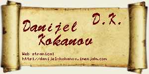 Danijel Kokanov vizit kartica
